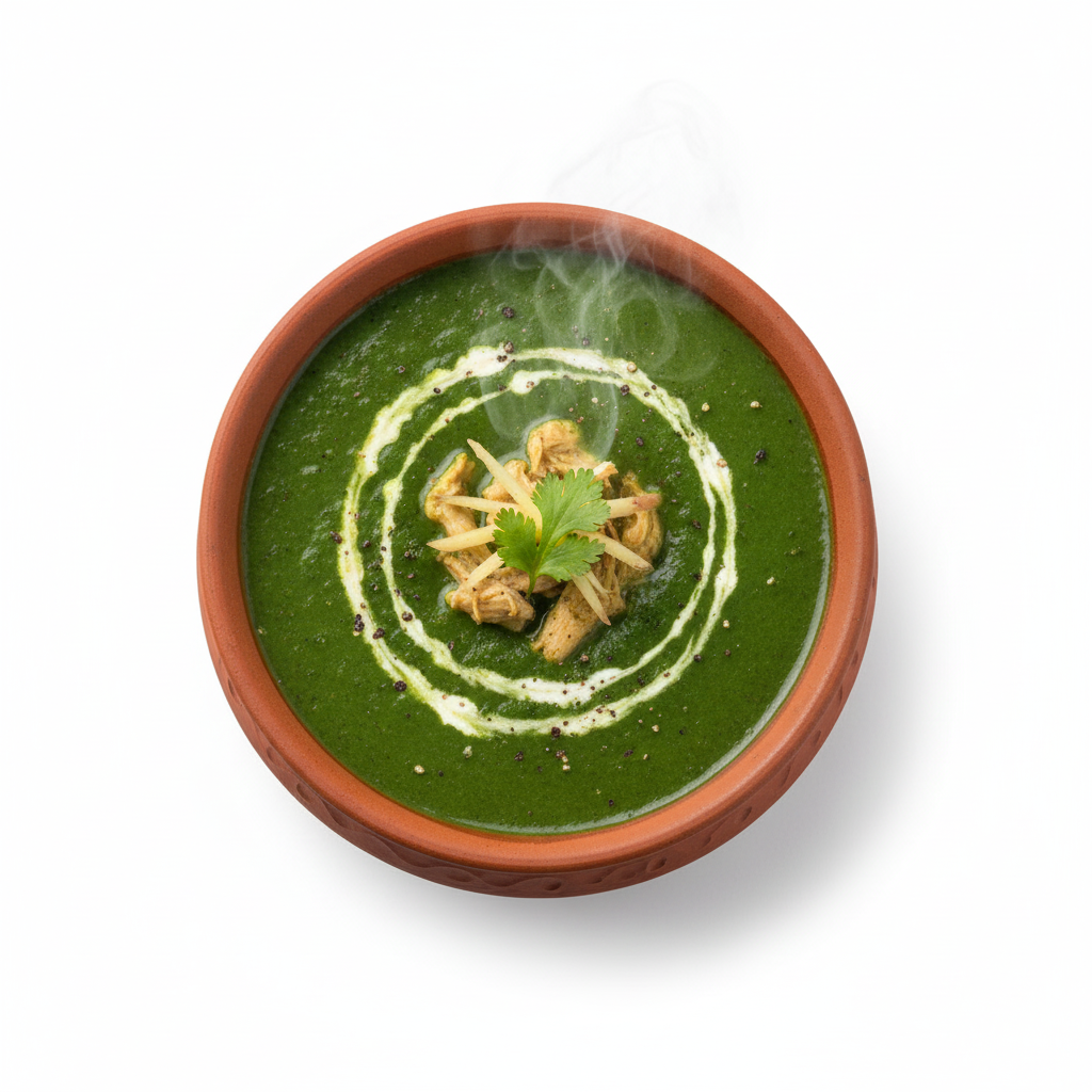 Palak Chicken Shorba