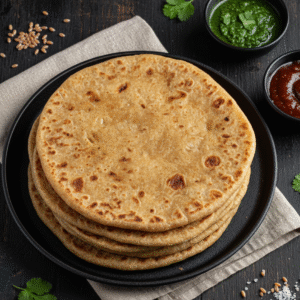 Paratha (Whole wheat bread with butter)